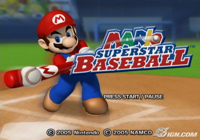 Mario Baseball Gamecube